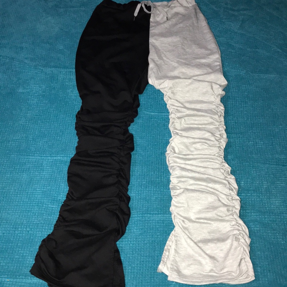 2 tone Stacked leggings